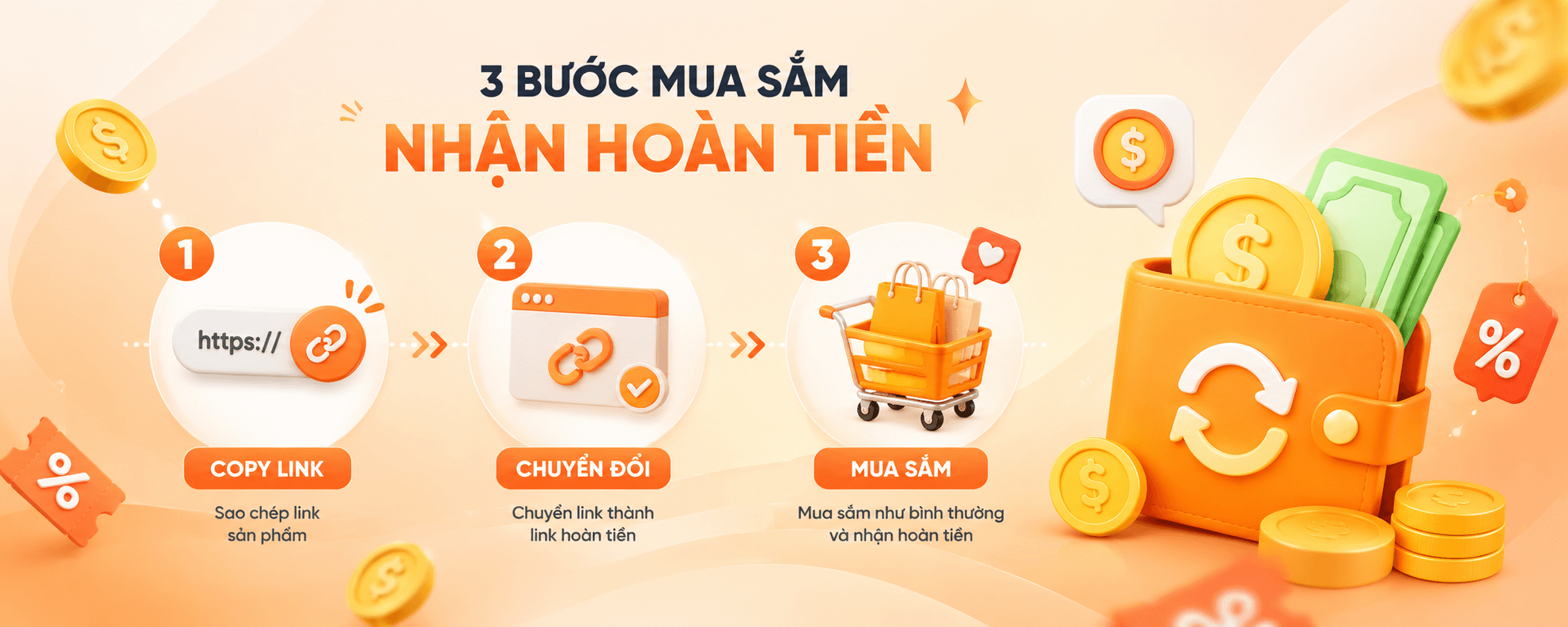 Hướng dẫn chuyển đổi và mua hàng