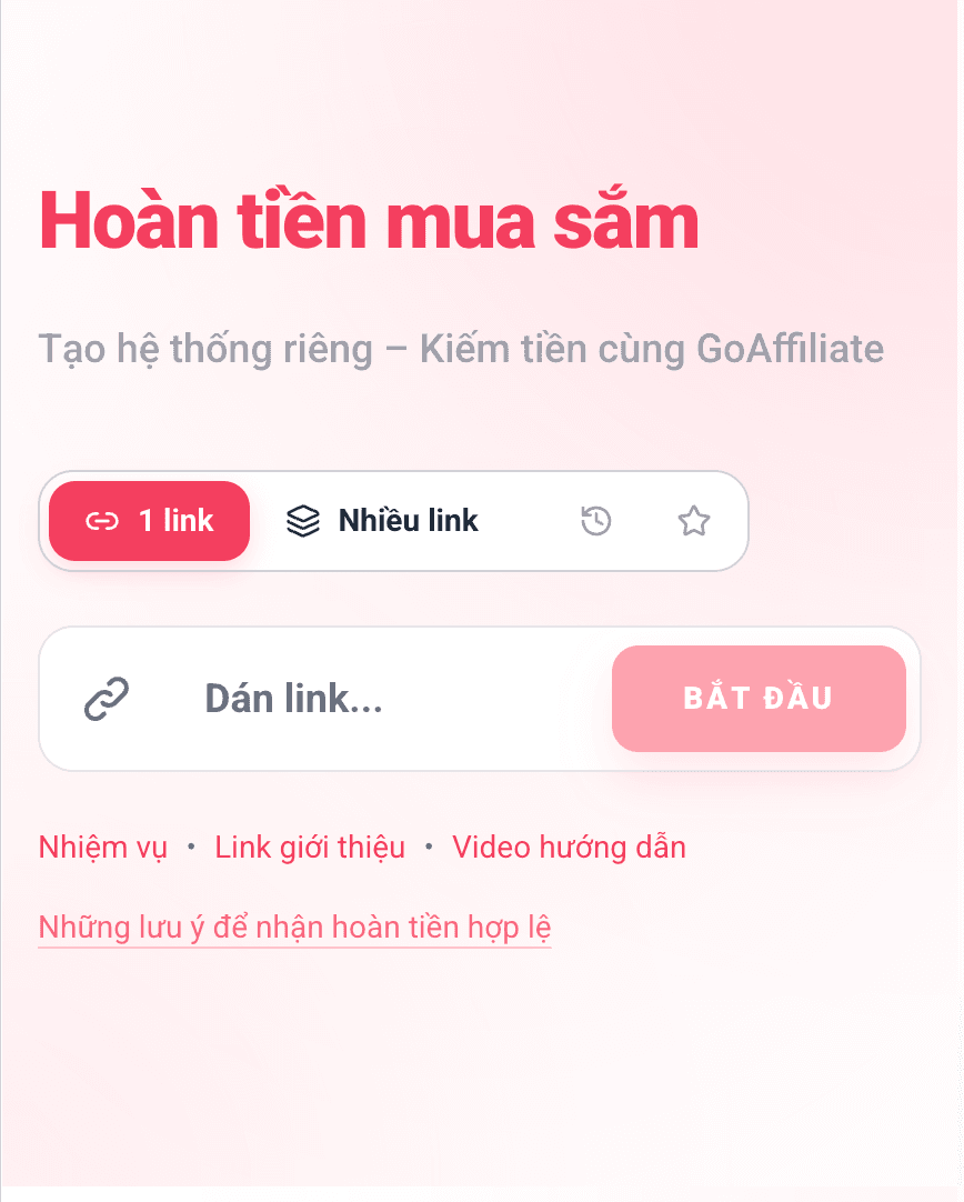 Bước 2: Dán link & Chuyển đổi